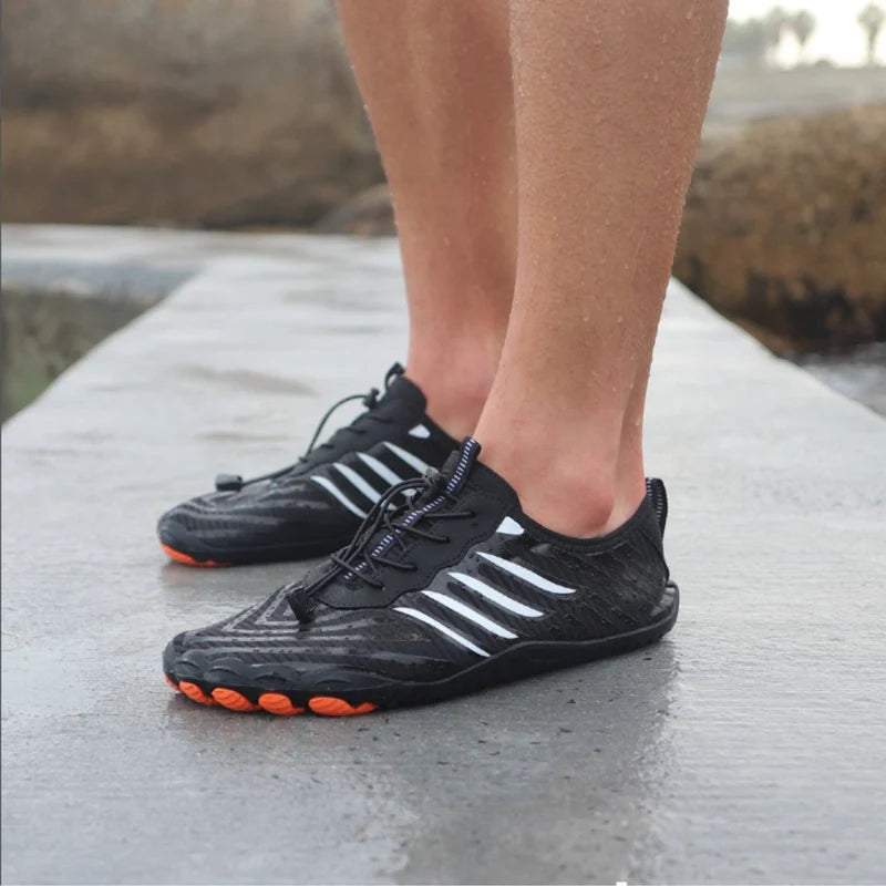 AquaTenis Trail | Sapato BareFoot Antiderrapante: Conforto, Segurança, Leveza e Estilo