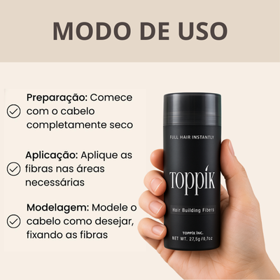 Toppik: Fibra Capilar de Cobertura Instantânea